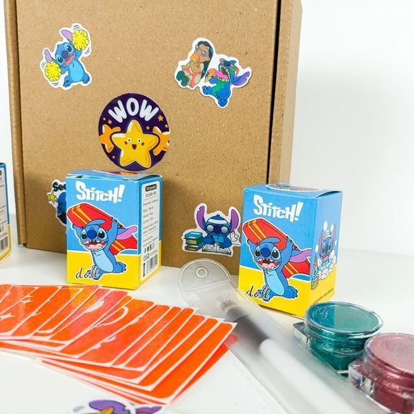 Набір для біо-тату "Wow Box Стіч" wow-box-stich-5 для 5 дітей wow-box-stich-5 фото