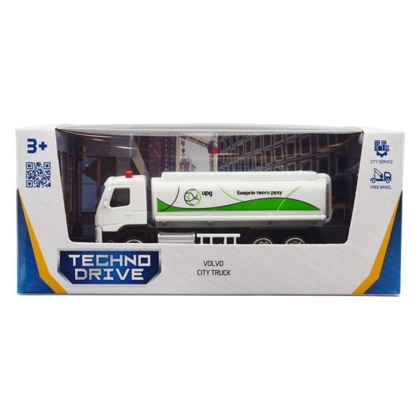 Автомодель ігрова VOLVO ГАЗОВОЗ UPG TechnoDrive 250301, 11 см 250301 фото