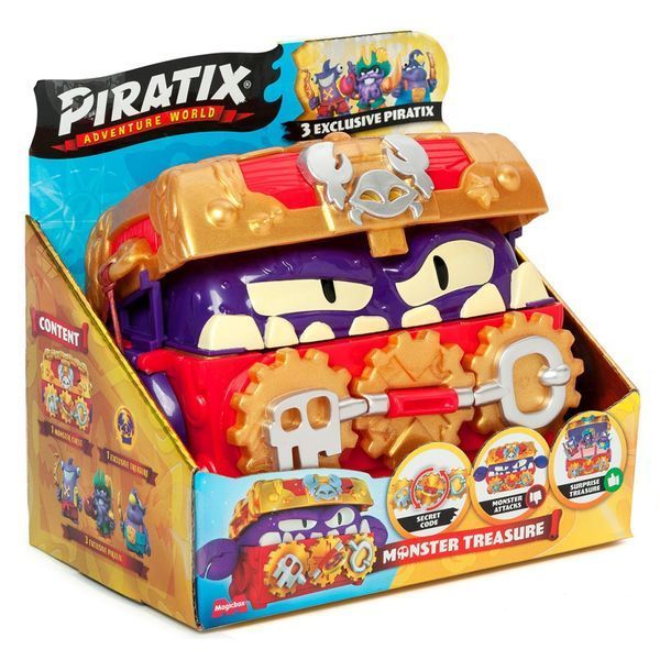 Дитячий іграшковий набір з фігурками "Скриня зі скарбами" PIRATIX PPXSP116IN00 PPXSP116IN00 фото