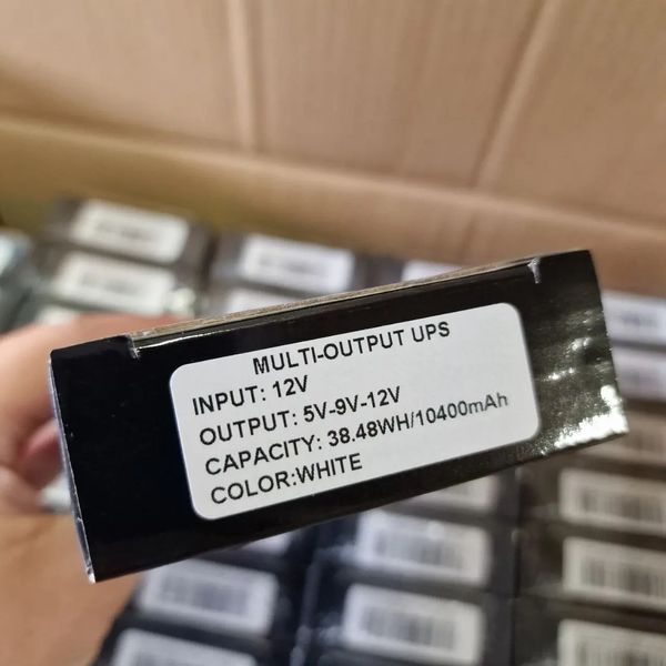Джерело безперебійного живлення для роутера 10400Mah, USB виходи, DC 5V, 9V, 12V. ДБЖ для Роутерів Ax1 фото