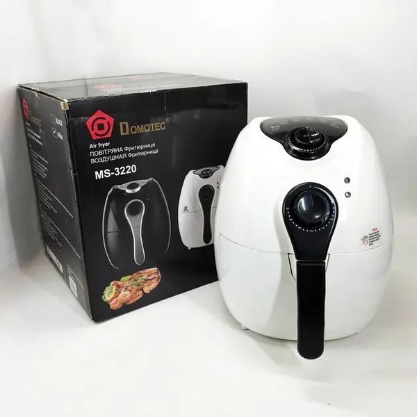 Аеро фритюрниця Air Fryer DOMOTEC MS-3220 білий NF-00007956 фото