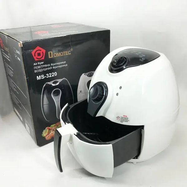 Аеро фритюрниця Air Fryer DOMOTEC MS-3220 білий NF-00007956 фото