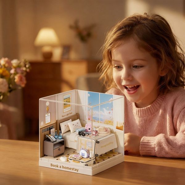 Конструктор-румбокс Готельний номер Mini House 8038-MH серії "Інтер'єр Міні" 8038-MH фото