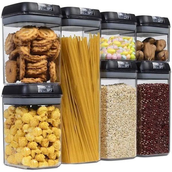 Набір контейнерів для їжі, 7 предметів, FOOD Storage Container Set 7 pcs FOOD77 фото