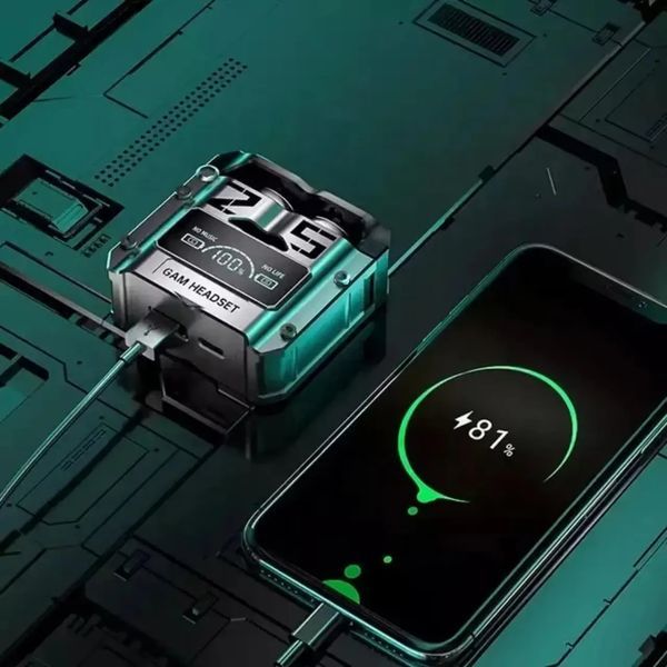 Бездротові Bluetooth-навушники 3 механічні M25&nbsp;армовані подвійного режиму ігрові MM25 фото