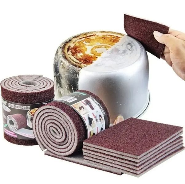 Абразивна губка для чищення посуду sandpaper AND-5599 2054813 фото