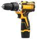 Набір шурупокрут акумуляторний із насадками screw driver sets yellow 12v Повний комплект у валізі! NO12v фото 4