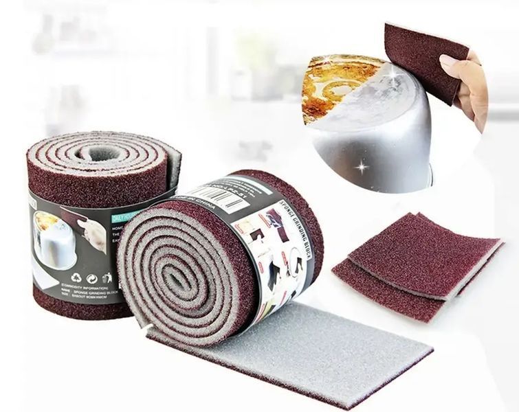 Абразивна губка для чищення посуду sandpaper AND-5599 2054813 фото