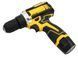 Набір шурупокрут акумуляторний із насадками screw driver sets yellow 12v Повний комплект у валізі! NO12v фото 3