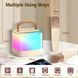 Портативна Bluetooth-колонка T7 з LED підсвічуванням / Караоке-колонка для дітей та дорослих 2 мікрофони G6932/1 фото 6