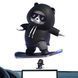 Фігурка-слайдер в автомобілі L'Andre Sliding Cartoon Bear Ведмідь скейтер Cool Black MA-306 фото 3