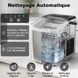 Настільний апарат для приготування льоду / Льдогенератор minMAX MI-Z9S CE-2215 / Компактний льодогенератор 12 кг/добу, 120Вт M17701 фото 6