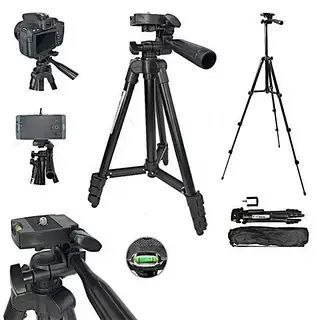 Штатив металевий універсальний для телефону та фотоапарата Tripod 3120 портативний трипод 0,35-1.02м 2054632158 фото