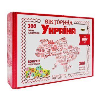 Настільна гра "Вікторина Україна" Майстер MKL1003 MKL1003 фото
