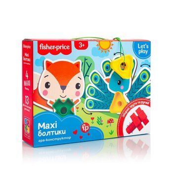 Гра-конструктор "Fisher-Price. Maxi болтики" Vladi Toys VT2905-23 Укр VT2905-23 фото