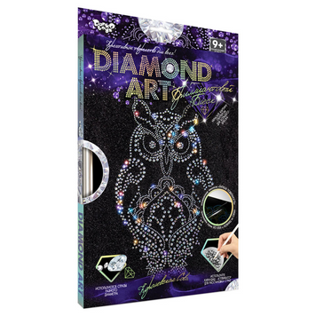 Комплект креативної творчості "DIAMOND ART" DAR-01, 10 видів Королівська Сова DAR-01-02 фото