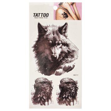 Тимчасове татуювання "Вовк та орел Tattoo" 1020-HM1717 1020-HM1717 фото