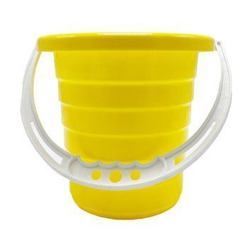 Дитяче відро для пісочниці "Середнє" S0009(Yellow) жовтий 14 см S0009(Yellow) фото