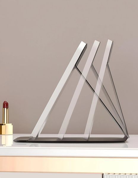 Дзеркало для макіяжу Lighted makeup mirror з LED підсвічуванням, складне, сенсорне керування, Type-C, з регулюванням яскравості G6654 фото