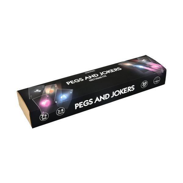 Настільна гра Pegs and Jokers 30348 картки 108 штук, інструкція 30348 фото