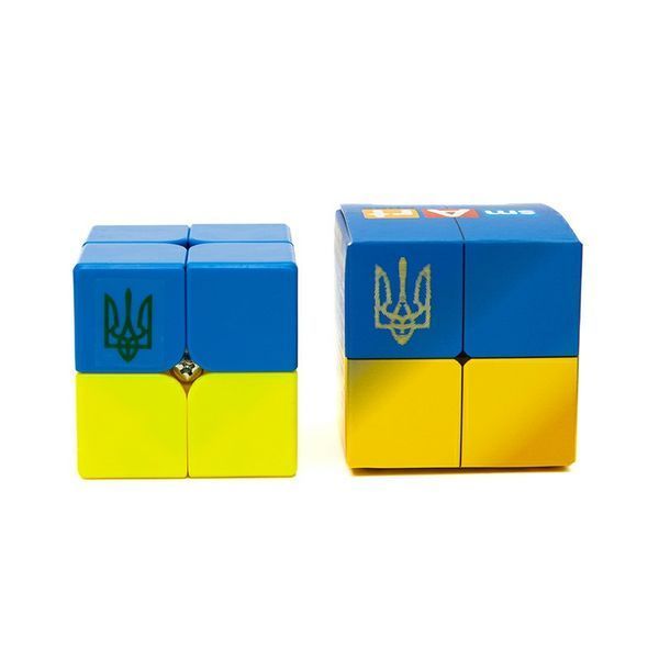 Головоломка Розумний кубик 2х2х2 "Прапор України" SCU222 (Bicolor Smart Cube 2x2x2 "Ukraine") SCU222 фото