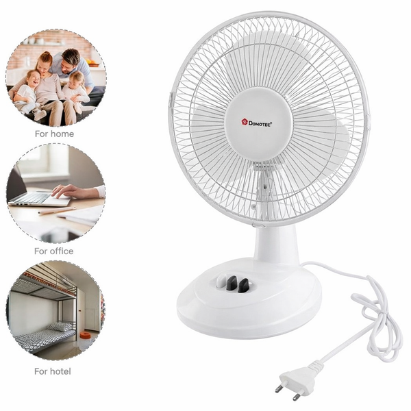 Вентилятор DOMOTEC MS-1624 White / Настольный вентилятор 2 швидкості 23 Вт 2015208 фото