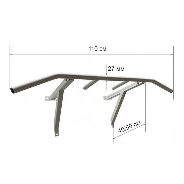 Турнік настінний Wide Pro білий NE-TR-16W NE-TR-16W фото