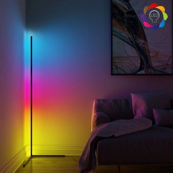 Кутовий LED торшер Ledox Design з пультом та регульованою яскравістю 330 колірних комбінацій 20500000011 фото