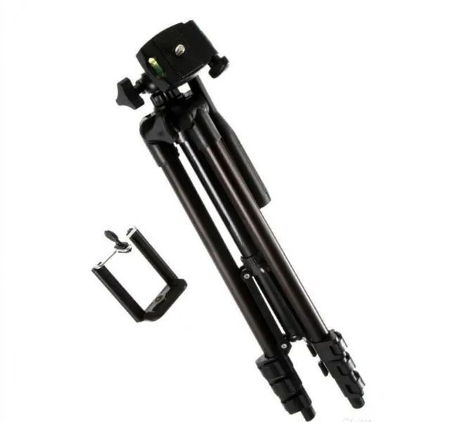 Штатив металевий універсальний для телефону та фотоапарата Tripod 3120 портативний трипод 0,35-1.02м 2054632158 фото
