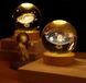 Світлодіодна кришталева куля, декоративна універсальна 3D нічниця, кришталева куля "Супутник" Jam11414/4 фото 7