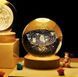Світлодіодна кришталева куля, декоративна універсальна 3D нічниця, кришталева куля "Супутник" Jam11414/4 фото 4