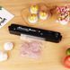 Вакууматор Vacuum Sealer вакуумний пакувальник для їжі, побутовий вакууматор чорний G789562013 фото 2