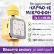 Караоке-мікрофон Bluetooth DM WS1818 з динаміками бездротова колонка мікрофон для співу Жовтий WS1818 фото 2