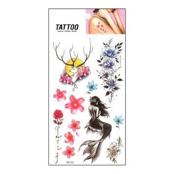 Тимчасове татуювання "Русалка - Олень Tattoo" 1020-HM1693 1020-HM1693 фото