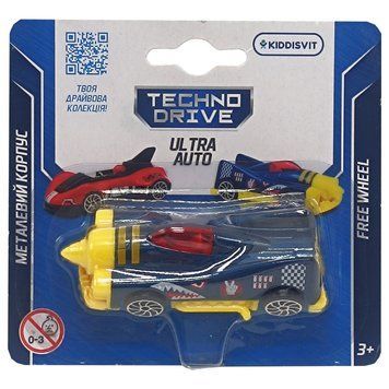 Ігрова міні-машинка Ultra Auto TechnoDrive 250321W-11 металевий корпус 250321W-11 фото