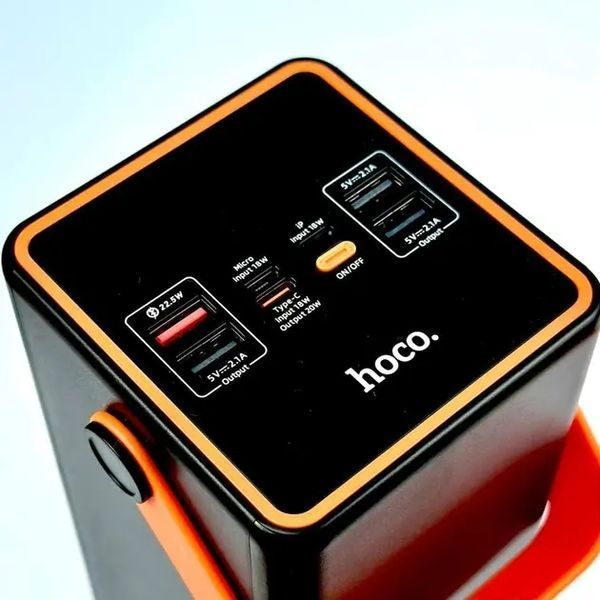 Повербанк з ліхтарем 90000mAh 22.5W Hoco J107 Super 333Wh PD20W 4xUSB/Type-C/MicroUSB J107 фото