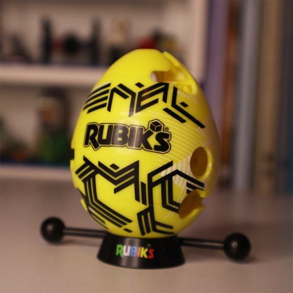 Розвиваюча Головоломка Смарт-яйце Rubik's 6071681(Yellow) паличка, підставка 6071681(Yellow) фото