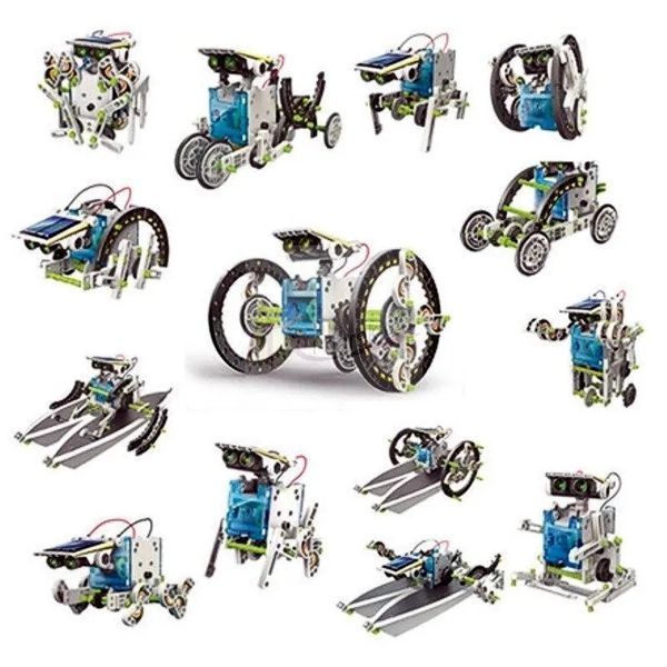 Конструктор робот на сонячних батареях Solar Robot V2831 фото