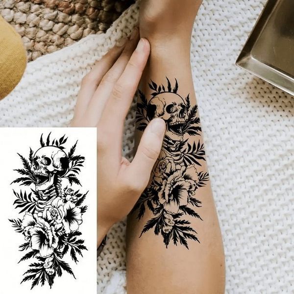 Набір дитячих тимчасових татуювань "Чорні міні №5" black-tattoo-mini-set-5-T black-tattoo-mini-set-5-T фото