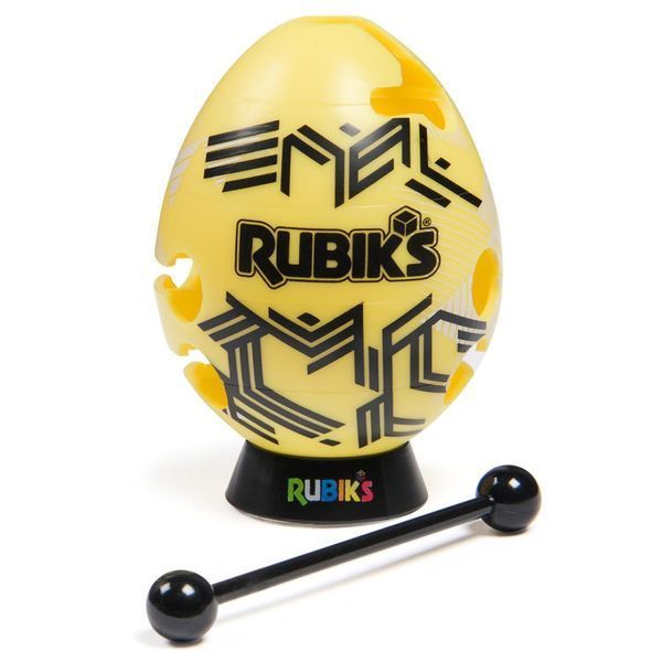 Розвиваюча Головоломка Смарт-яйце Rubik's 6071681(Yellow) паличка, підставка 6071681(Yellow) фото