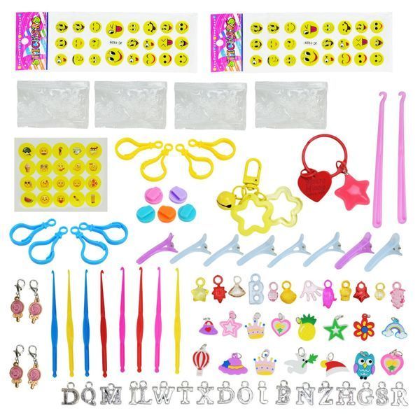 Дитячий набір для плетіння браслетів "Loom" 16202(Pink) в чемодані 16202(Pink) фото