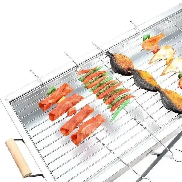 Переносний мангал BARBECUE TRAY 770T MD-008 809 (80*30*78см) 2052504 фото