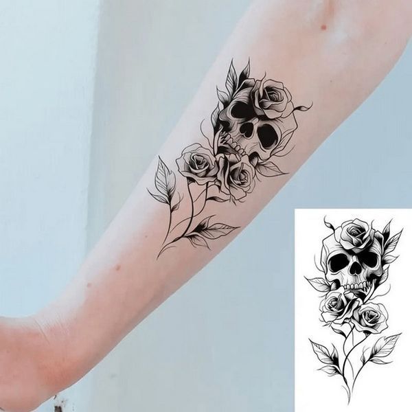 Набір дитячих тимчасових татуювань "Чорні міні №5" black-tattoo-mini-set-5-T black-tattoo-mini-set-5-T фото