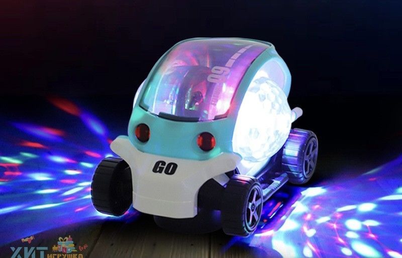 Машинка FUTURE 09 з обертанням 360&deg;, музикою та LED підсвічуванням 2055504 фото