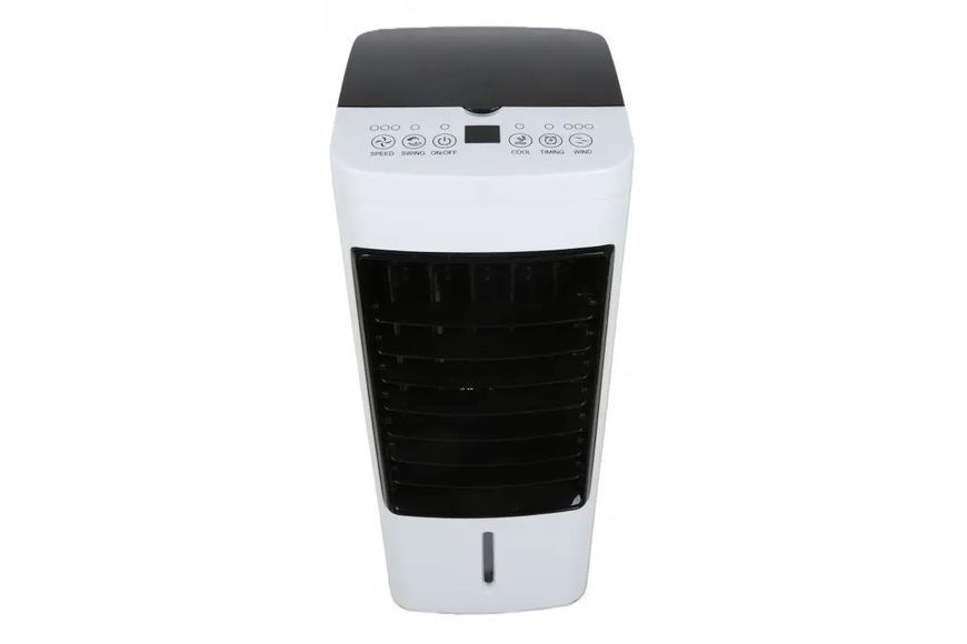 Охолоджувач повітря Germatic DH23-01A, (120W, сенсорні кнопки, пульт, екран, колеса, автообіг, ємність - 5,5л, 2 контейнери для льоду) M14932 фото