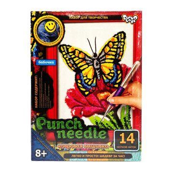 Набір для творчості "Punch Needle: Метелик" PN-01-08 килимова вишивка PN-01-08 фото