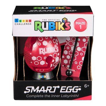 Розвиваюча Головоломка Смарт-яйце Rubik's 6071681(Red) паличка, підставка 6071681(Red) фото