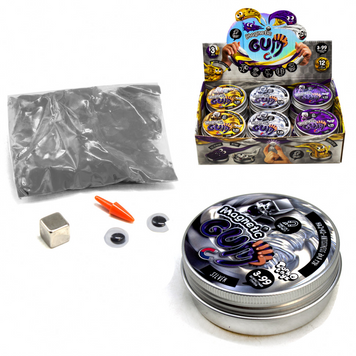 Жуйка для рук "Magnetic Gum" MgGUM-01 в металевій коробочці Сріблястий MgGUM-01-02U фото