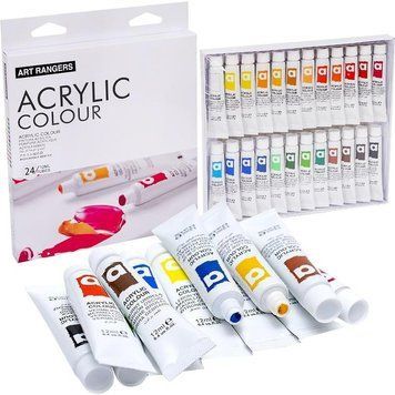 Набір акрилових фарб "Art Ranger Acryliс" EA2412, 12 мл 24 кольори EA2412 фото