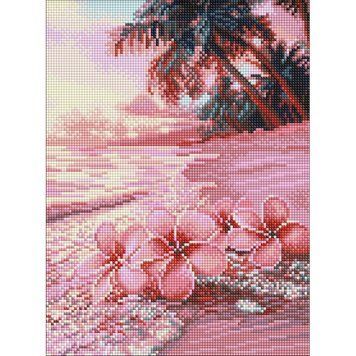 Алмазна мозаїка "Рожевий пляж" &copy;art_selena_ua AMO8222, 30х40 см AMO8222 фото